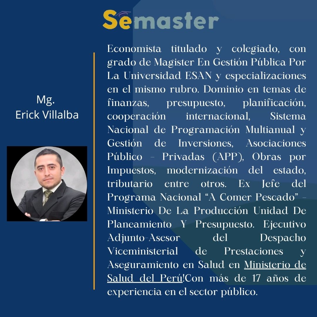 MG. ERICK VILLALBA